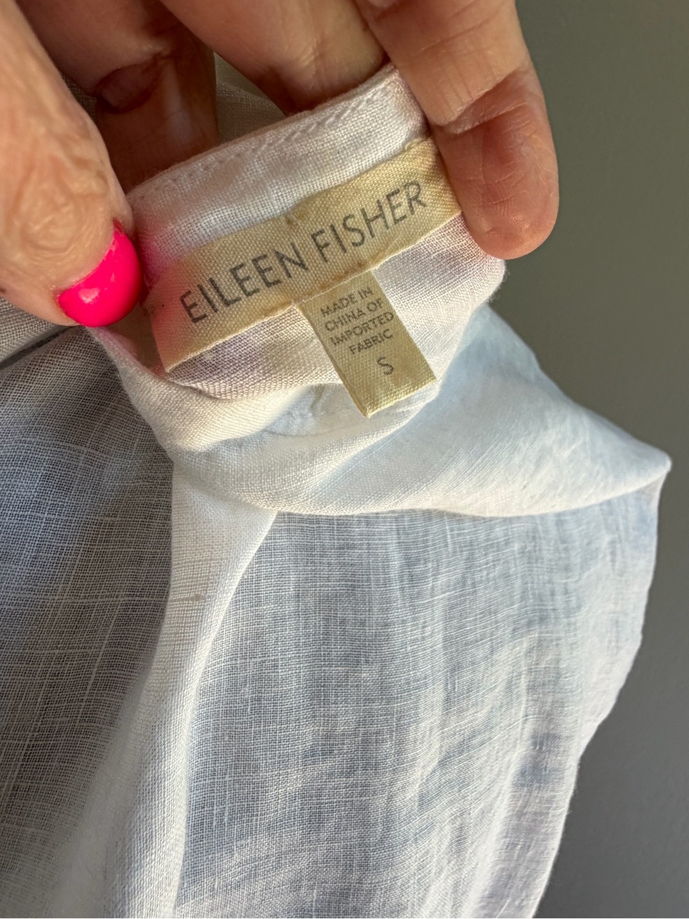 Eileen fisher lightweight White Women's Linen jacket - Picture 5 of 6